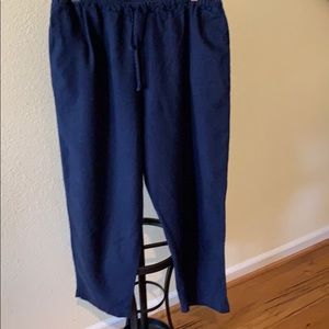 Woman’s draw string-linen pants